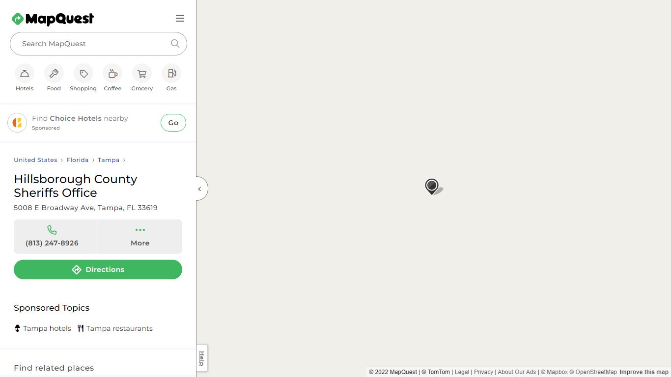 Hillsborough County Sheriffs Office, 5008 E Broadway Ave, Tampa, FL ...